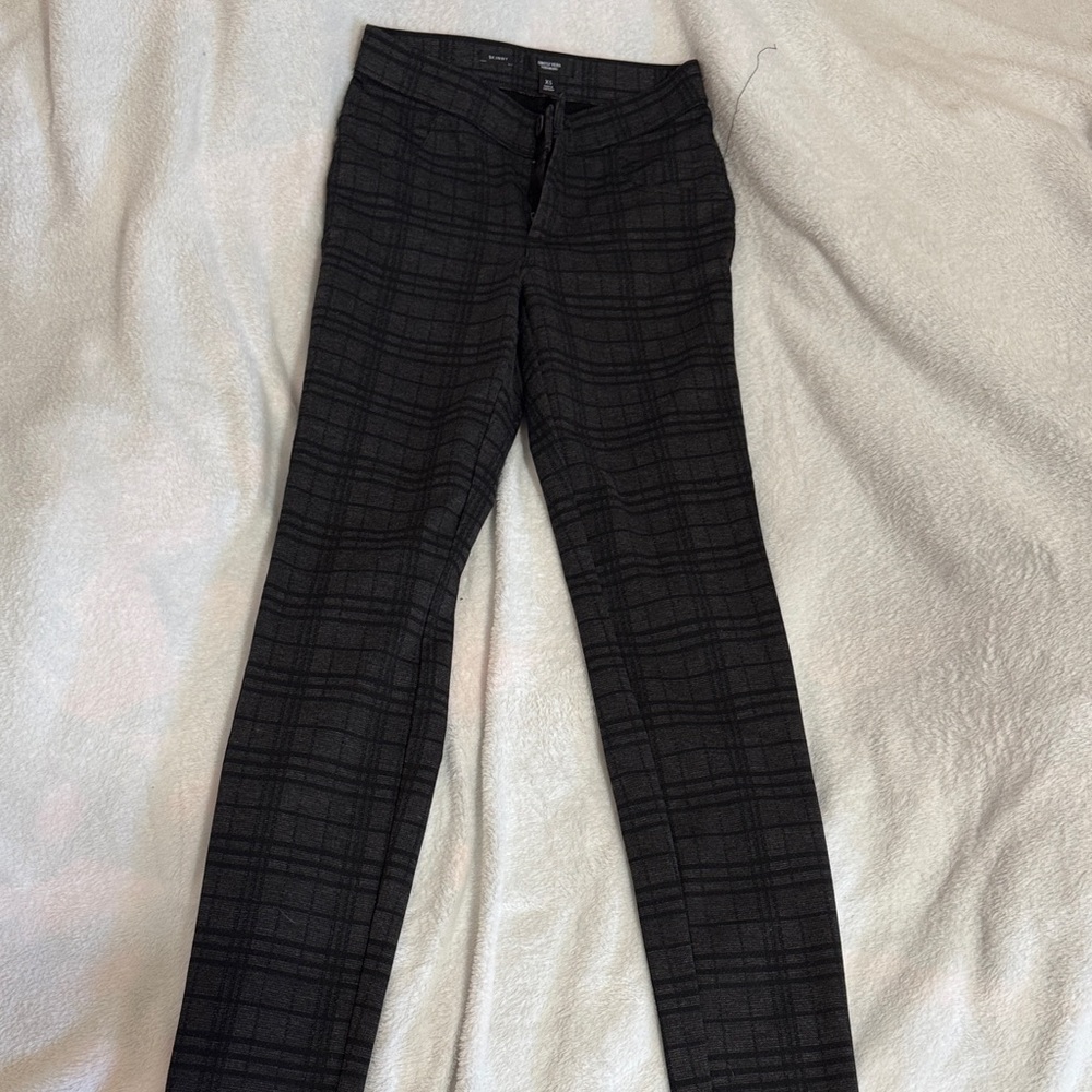 Women's Black Plaid Pants